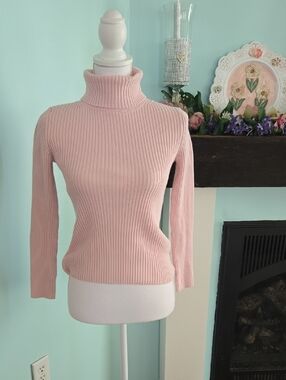 Eddie Bauer Classic Pink Turtleneck XSP